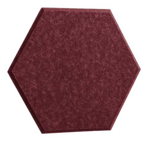 Panel ścienny dekoracyjny samoprzylepny filcowy Kolor Bordowy