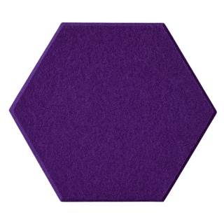 Panel ścienny dekoracyjny samoprzylepny filcowy Kolor Ciemny Fioletowy