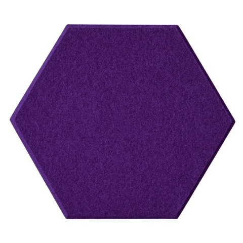 Panel ścienny dekoracyjny samoprzylepny filcowy Kolor Ciemny Fioletowy