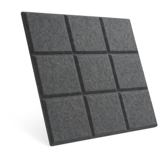 Panel ścienny dekoracyjny samoprzylepny filcowy Kolor Ciemny Szary