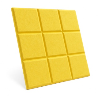 Panel ścienny dekoracyjny samoprzylepny filcowy Kolor Żółty