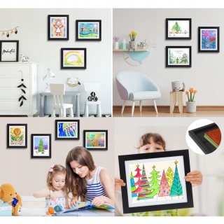 Ramka Artystyczna Na Obrazki Rysunki Zdjęcia Dzieci Otwierana z pojemnikiem