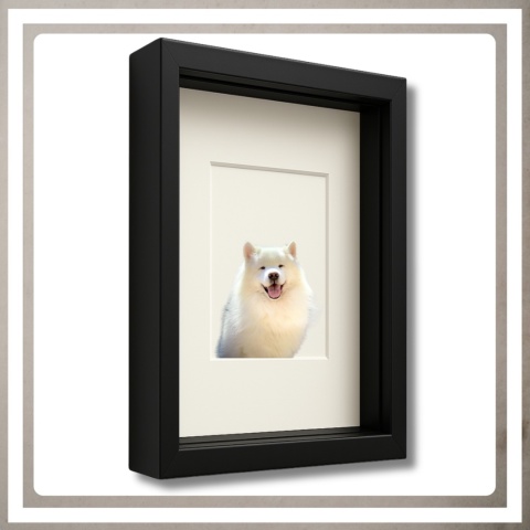 Ramka głęboka box 3d 30x40 cm do rękodzięła mchu na zdjęcia kolor czarny