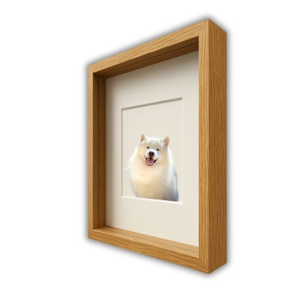 Ramka głęboka box 3d 30x40 cm do rękodzięła mchu na zdjęcia kolor naturalny