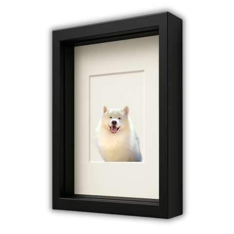 Ramka głęboka box 3d 35x45 cm do rękodzięła mchu na zdjęcia kolor czarny