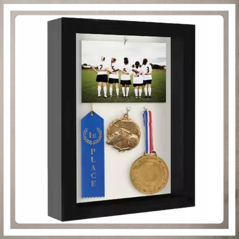 Ramka głęboka box 3d 35x45 cm do rękodzięła mchu na zdjęcia kolor czarny