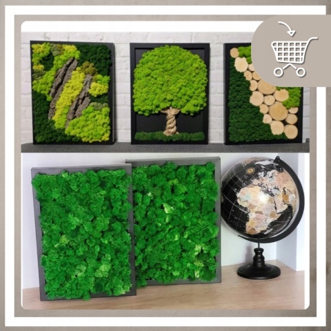 Ramka głęboka box 3d 35x45 cm do rękodzięła mchu na zdjęcia kolor czarny