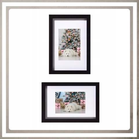 Ramka głęboka box 3d 35x45 cm do rękodzięła mchu na zdjęcia kolor czarny