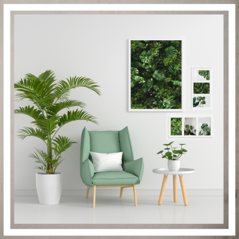 Ramka potrójna na 3 zdjęcia obrazy rysunki multiramka 20,5 x 37,5 cm Biała