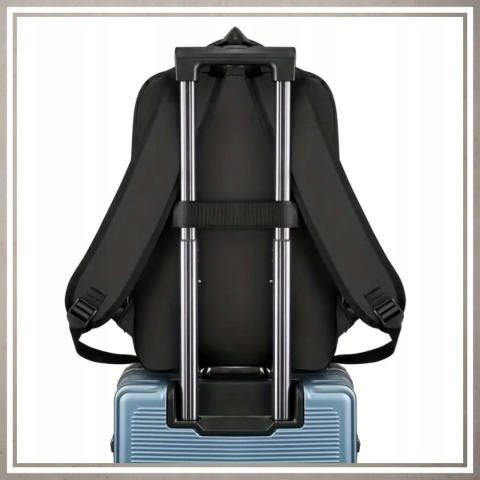 Bagaż podręczny plecak podróżny do samolotu 40x30 kabinówka Wizzair Ryanair CZARNY