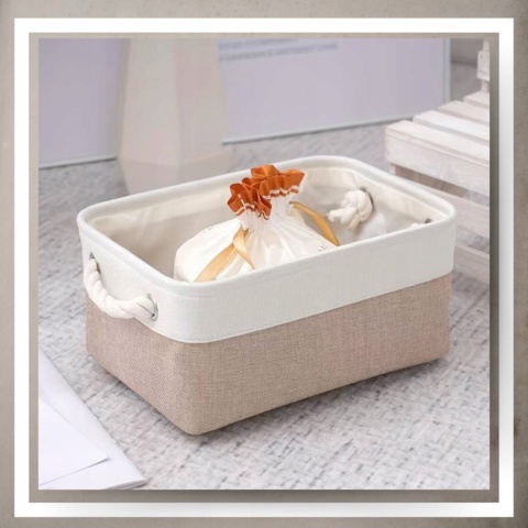 ORGANIZER DO PRZECHOWYWANIA BOHO kosz pojemnik na pranie zabawki łazienka L