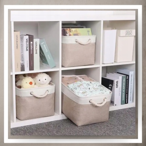 ORGANIZER DO PRZECHOWYWANIA BOHO kosz pojemnik na pranie zabawki łazienka S