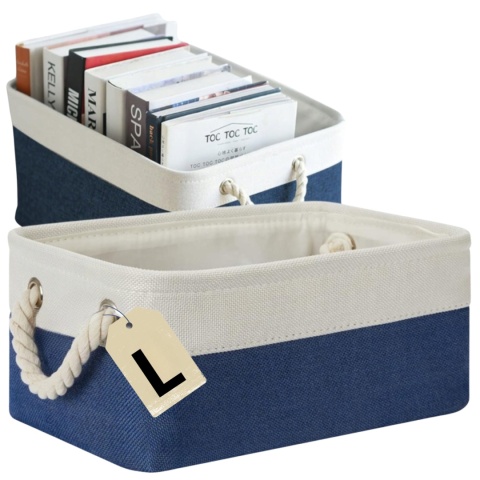 ORGANIZER DO PRZECHOWYWANIA DEKORACYJNY kosz pojemnik na pranie zabawki L