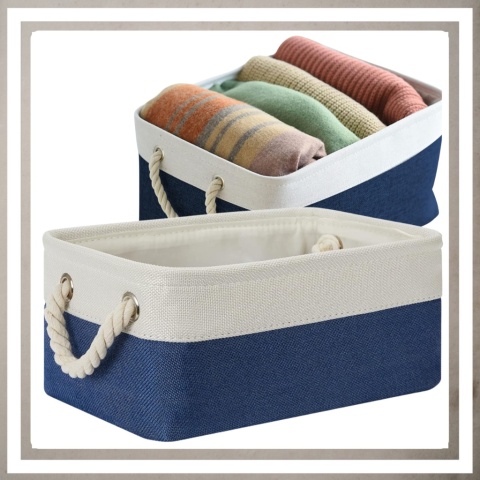 ORGANIZER DO PRZECHOWYWANIA DEKORACYJNY kosz pojemnik na pranie zabawki L