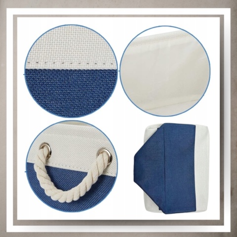 ORGANIZER DO PRZECHOWYWANIA DEKORACYJNY kosz pojemnik na pranie zabawki L