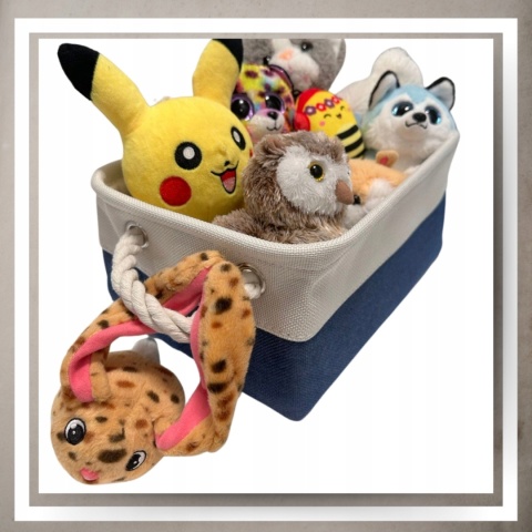 ORGANIZER DO PRZECHOWYWANIA DEKORACYJNY kosz pojemnik na pranie zabawki L