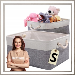 ORGANIZER DO PRZECHOWYWANIA Kosz Pojemnik na zabawki kosmetyki ubrania S