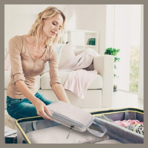 .ORGANIZER KOMPRESYJNY do pakowania walizki Podróżne Torby Zestaw 3 szt