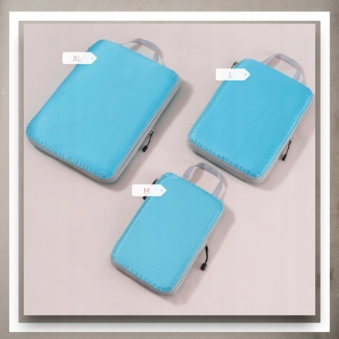 .ORGANIZER KOMPRESYJNY do pakowania walizki Podróżne Torby Zestaw 3 szt