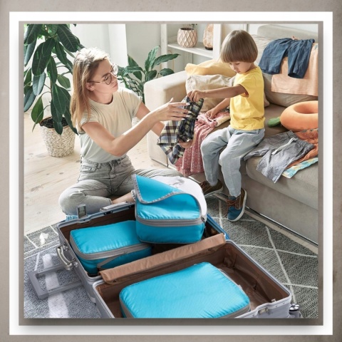 .ORGANIZER KOMPRESYJNY do pakowania walizki Podróżne Torby Zestaw 3 szt