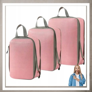 .ORGANIZER KOMPRESYJNY do pakowania walizki Podróżne Torby Zestaw 3 szt