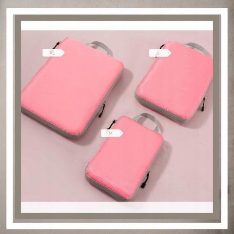 .ORGANIZER KOMPRESYJNY do pakowania walizki Podróżne Torby Zestaw 3 szt