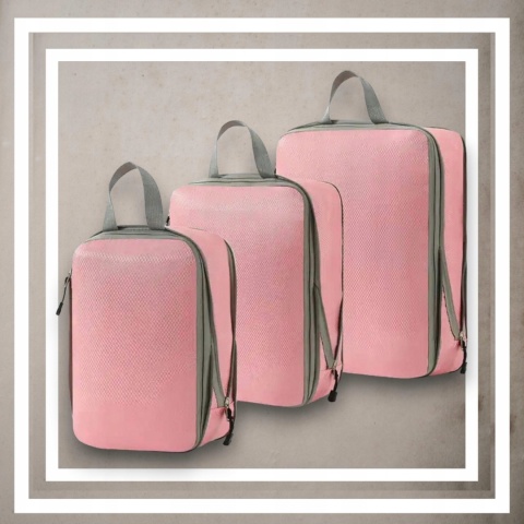 .ORGANIZER KOMPRESYJNY do pakowania walizki Podróżne Torby Zestaw 3 szt