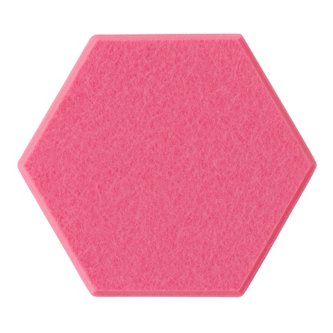 Panel ścienny dekoracyjny samoprzylepny filcowy Kolor Różowy