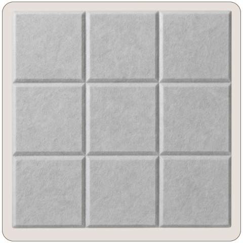 Panel ścienny dekoracyjny samoprzylepny filcowy Kolor Jasny Szary