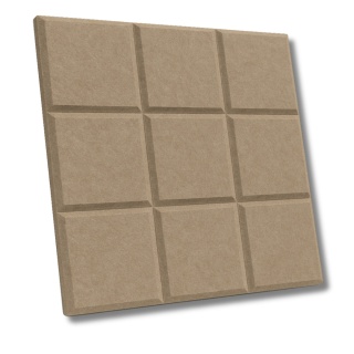 Panel ścienny dekoracyjny samoprzylepny filcowy Kolor Beżowy