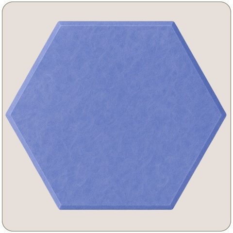 Panel ścienny dekoracyjny samoprzylepny filcowy Kolor Bardzo Jasny Fioletowy