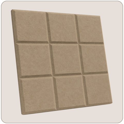 Panel ścienny dekoracyjny samoprzylepny filcowy Kolor Beżowy