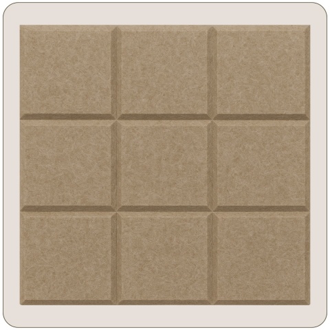 Panel ścienny dekoracyjny samoprzylepny filcowy Kolor Beżowy