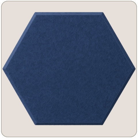 Panel ścienny dekoracyjny samoprzylepny filcowy Kolor Ciemny Niebieski