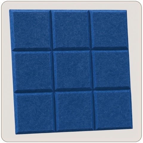 Panel ścienny dekoracyjny samoprzylepny filcowy Kolor Ciemny Niebieski