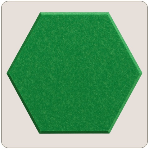 Panel ścienny dekoracyjny samoprzylepny filcowy Kolor Ciemny Zielony