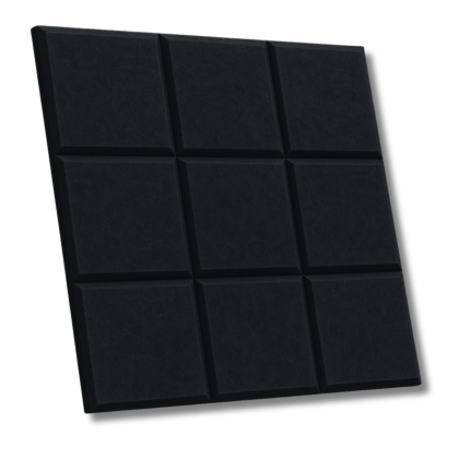 Panel ścienny dekoracyjny samoprzylepny filcowy Kolor Czarny