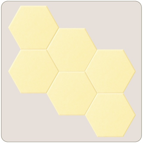 Panel ścienny dekoracyjny samoprzylepny filcowy Kolor Ecru