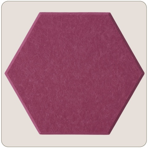 Panel ścienny dekoracyjny samoprzylepny filcowy Kolor Jasny Fioletowy Wrzosowy