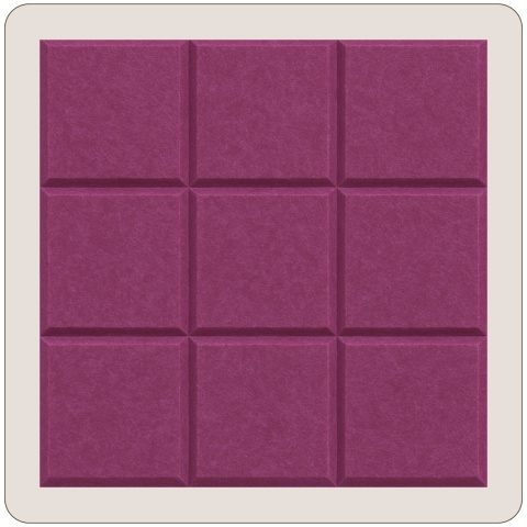 Panel ścienny dekoracyjny samoprzylepny filcowy Kolor Jasny Fioletowy Wrzosowy