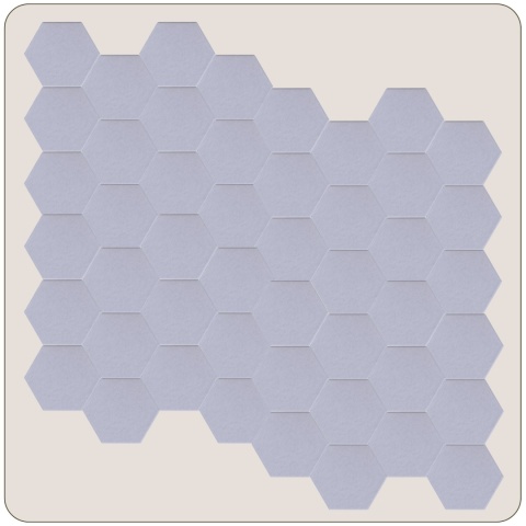 Panel ścienny dekoracyjny samoprzylepny filcowy Kolor Jasny Szary