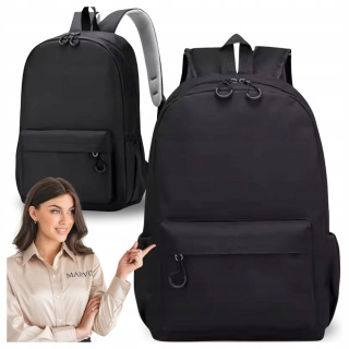 Plecak miejski młodzieżowy na codzień kolor czarny