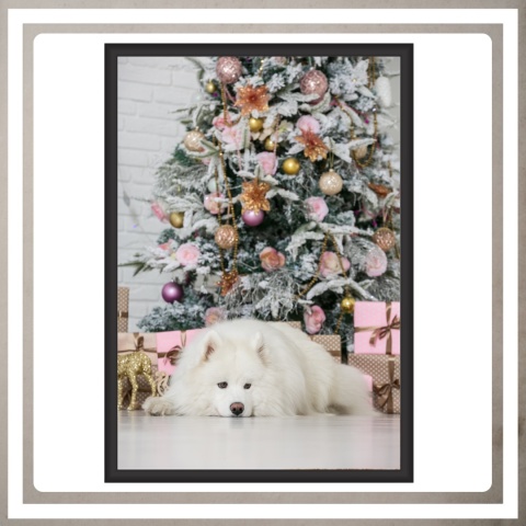 Ramka 50x70 na zdjęcia puzzle plakat czarna duża rama mdf z pleksi