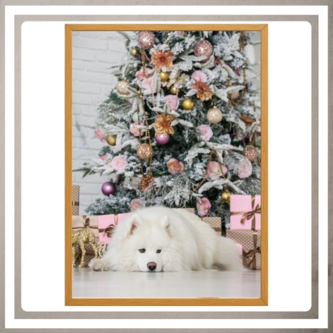 Ramka 50x70 na zdjęcia puzzle plakat drewniana duża rama mdf z pleksi