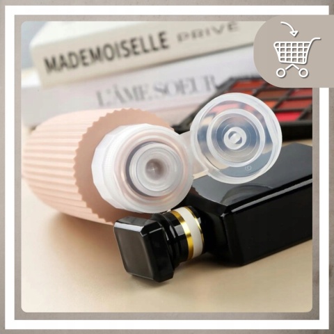 Silikonowe butelki podróżne do samolotu bagażu na kosmetyki 4x90 ml wzór 1