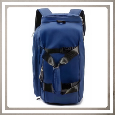 Torba sportowa fitnes na trening siłownię podróż na ramię i plecy GRANATOWY