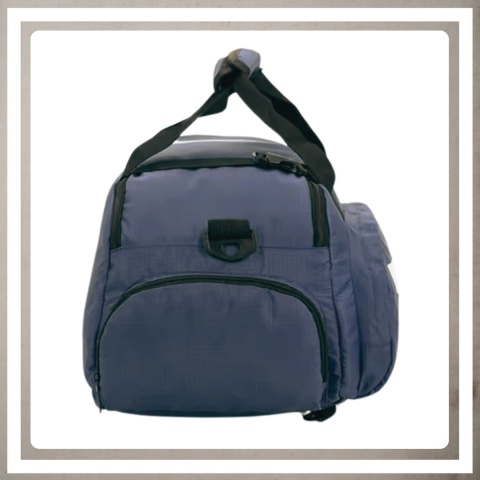 Torba sportowa fitnes na trening siłownię podróż na ramię i plecy GRANATOWY