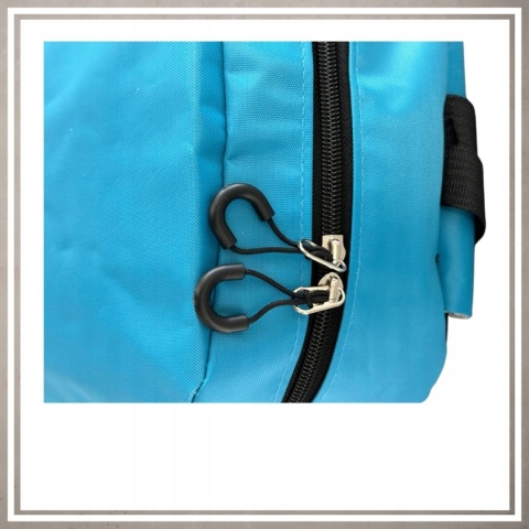 Plecak miejski młodzieżowy na codzień kolor jasny niebieski