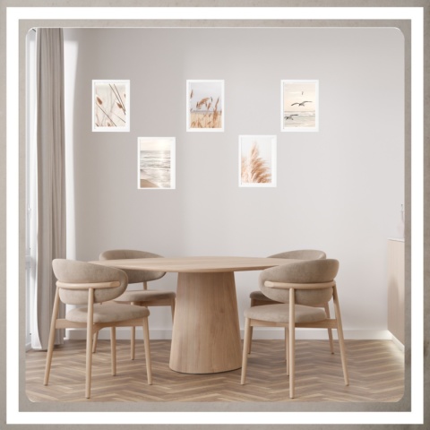 Ramka 21x30 cm na zdjęcia puzzle plakat rama mdf z pleksi passe partout