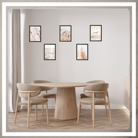 Ramka 21x30 cm na zdjęcia puzzle plakat rama mdf z pleksi passe partout